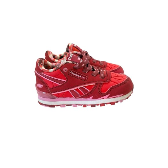 Reebok PJ Masks Owlette Power Heroes Kids Sneakers Red Pink Size 6 - Picture 3 of 9